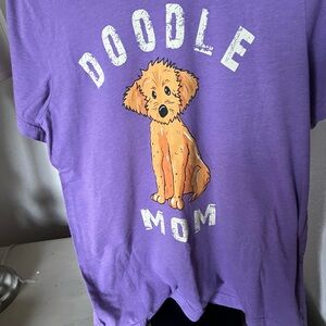 Doodle Mom T shirt Bella + Canvas sz L
